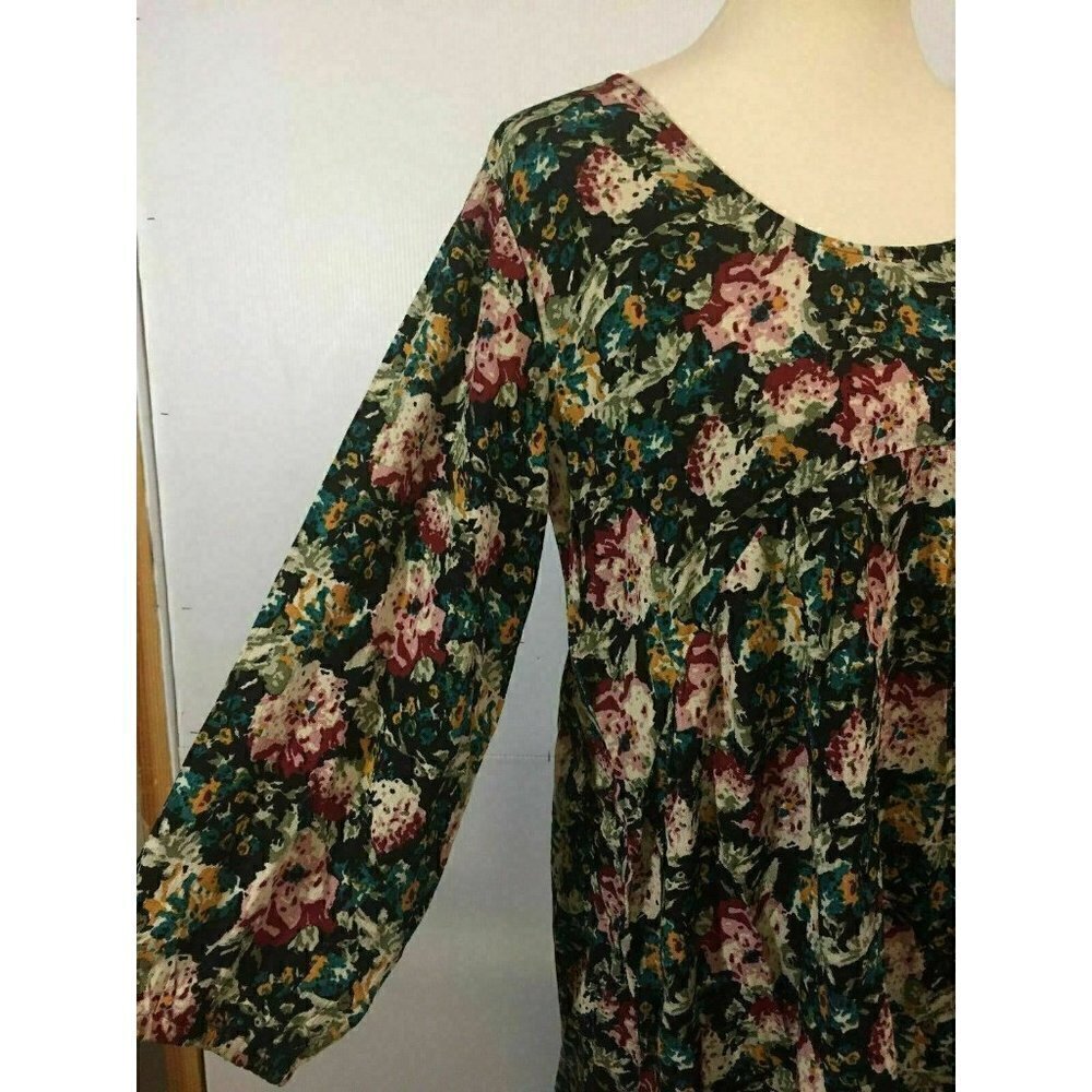 Knot Sisters Echo Park Flawless Floral Dress Multi Color Size Small NG33 - Picture 6 of 11
